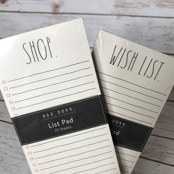 Rae Dunn List Pad Set - Picture 2 of 6